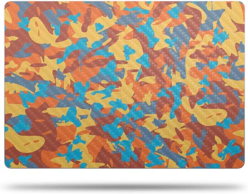 Vista 92 de MightySkins - Funda de fibra de carbono compatible con Apple MacBook Air de 15 pulgadas M2 (2023), kit de envoltura completa, resorte prismático