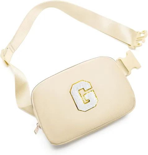Vista 66 de Gitus Regalos de cumpleaños para niñas de 8, 9, 10, 11, 12, 13 años, cangurera personalizada, bolsa cruzada con letra inicial, bolsa para cinturón