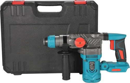 Vista 5 de Taladro de martillo giratorio sin escobillas para batería Makita de 18 V (solo herramienta) – Impacto de 3.2 julios, mandril SDS-Plus de 1-1/8