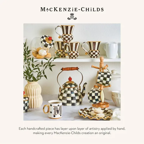 Vista 6 de MACKENZIE-CHILDS Mi Taza, Taza de Café de Cerámica Decorativa con Asa, A