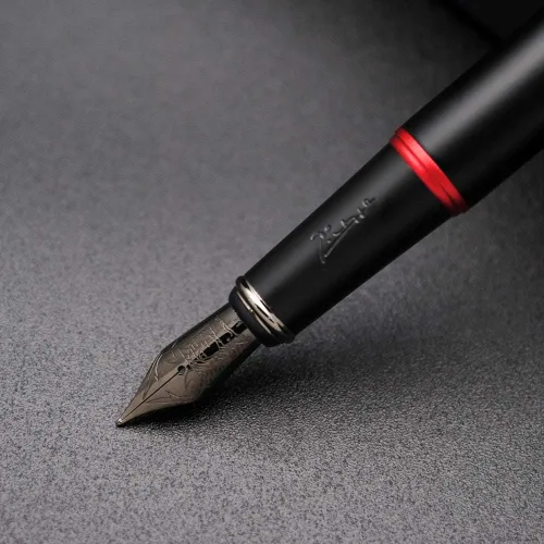 Vista 5 de czxwyst Picasso 916 Malage - Pluma estilográfica, caja original, nueva versión (rojo apagado, punta media, 0.028 in)