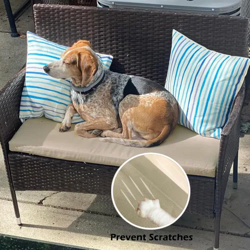 Vista 6 de Funda de cojín de banco para exteriores e interiores, 36 x 14 x 4 pulgadas, impermeable, para columpio y asiento de sofá biplaza, funda de cojín