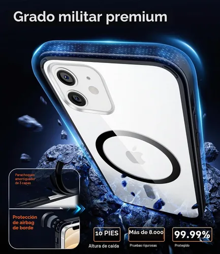 Vista 7 de FNTCASE Funda plegable para Motorola Razr con protección de bisagra A-B Transparente