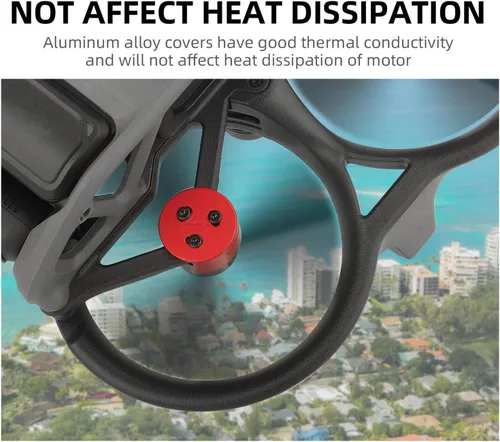 Vista 3 de Avata - Tapa protectora de aluminio para DJI Avata FPV, accesorios de dron a prueba de polvo, impermeable, juego de 4 piezas