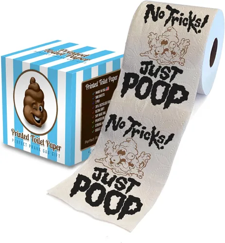 Vista 12 de Printed TP Papel higiénico impreso con texto en inglés "Happy Halloween", rollo de papel higiénico aterrador para sorpresa, broma, divertido regalo