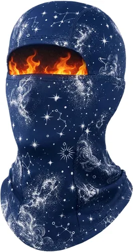 Vista 11 de Fuinloth Pasamontañas de Esquí Balaclava Pro, Pasamontañas a Prueba de Viento Térmico para Climas Fríos, Motocicleta para Hombres/Mujeres
