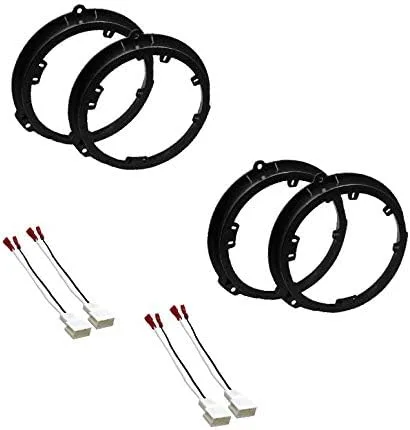 Altavoz estéreo para automóvil F+R de 6 pulgadas, 6.5 pulgadas, 6.75 pulgadas, instala placas de soporte y cable de altavoz. Hecho para Ford: Bronco