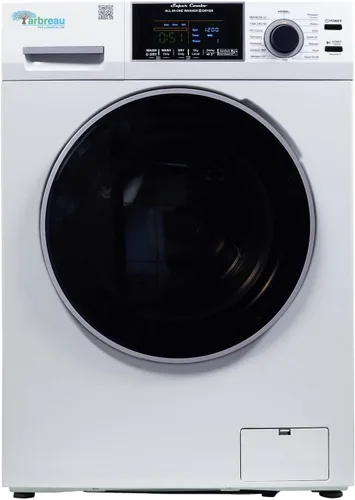 1.6 cu.ft. CONVERTIBLE Compact Combo Washer Dryer with Pet Cycle (White)