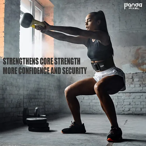 Vista 6 de PIXEL PANDA - Cinturón de levantamiento de pesas, cinturón de levantamiento de pesas, cinturón de gimnasio de primera calidad para hombres