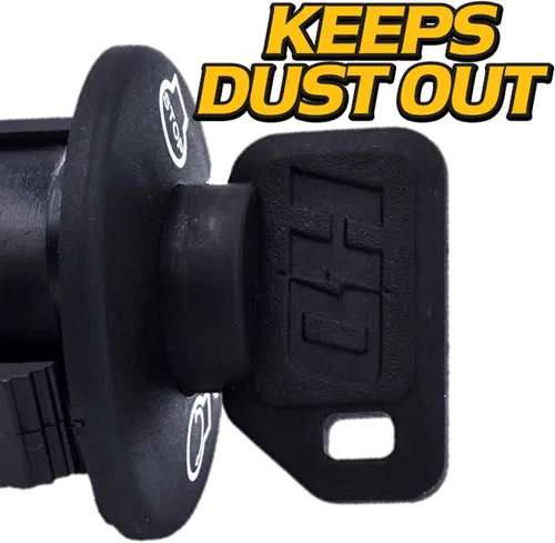 Vista 3 de HD Switch Interruptor de encendido de arranque que reemplaza a John Deere L120, L130, G110, 155C, 190C, 92H - Incluye 2 llaves y mosquetón gratis