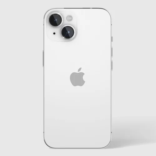 Vista 10 de Case-Mate Protector de lente de cámara con anillos parpadeantes para iPhone 15 / iPhone 15 Plus - Doble vidrio templado - Duradero, antiarañazos