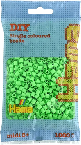 Vista 14 de Hama 207-38 Beads 1,000 Bead Recarga Bolsa - Naranja Neón
