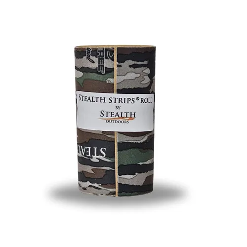 Vista 17 de Stealth Strips Cinta Silenciadora Conceal Camo Tela Silenciadora Autoadhesiva Ideal para Silenciar Todo tu Equipo de Caza Metálico y Accesorios