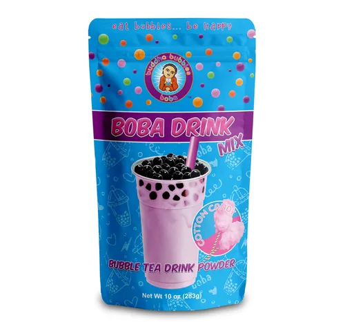 Vista 15 de Buddha Bubbles Boba - Mezcla de mezcla de bebida en polvo de mezcla de té Boba/Bubble Tea Cream de fresa, 1 kilo (2.2 libras) (3.53 onzas)