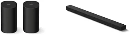 Sony Paquete de teatro BRAVIA: altavoces traseros inalámbricos RS8 (2025) con barra de sonido Bar 9 de 13 altavoces con Dolby Atmos, sonido espacial