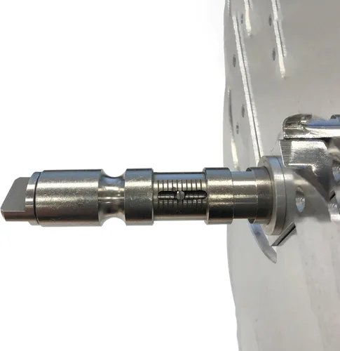 Vista 2 de Winco Rebanadora comercial ajustable de frutas y verduras para cebollas, pepinos, pimientos y más