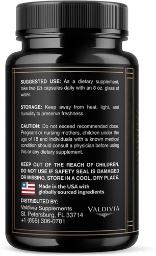 Vista 7 de Valdivia SodaPeak Capsules, suplemento de apoyo masculino, paquete de 3