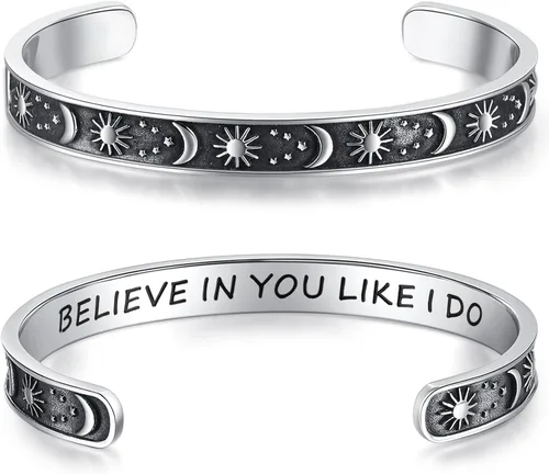 Vista 47 de SAM & LORI - Pulseras ajustables personalizables para adolescentes y mujeres, joyas inspiradoras en varios diseños para hija, hermana, mamá, amigas