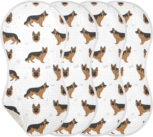 Vista 20 de Lindos paños de muselina de panal de abeja para bebé, 1 paquete de 100% algodón, baberos para niño y niña