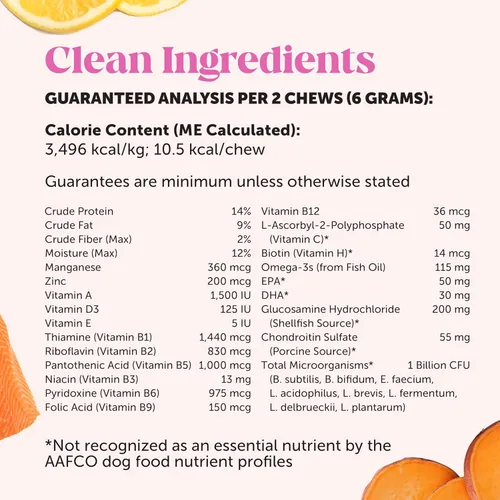 Vista 8 de Suplemento multivitamínico para perros, glucosamina condroitina para perros, probióticos, aceite de pescado Omega, suplementos y vitaminas