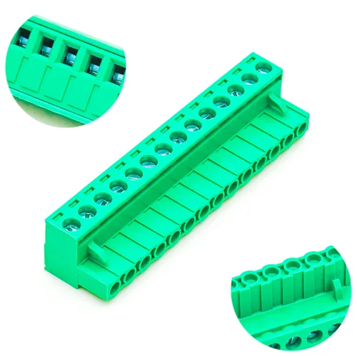 Vista 9 de Tcenofoxy - Conector Phoenix de 0.200 in 2/3/4/5/6/7/8/9/10/11/12/13/14/15/16/18/20/24 pines Phoenix Connector conector de bloque de terminales