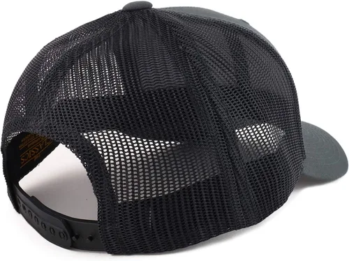 Vista 2 de Trendy Apparel Shop New Jersey NJ Old English 6 Panel Trucker Mesh Cap