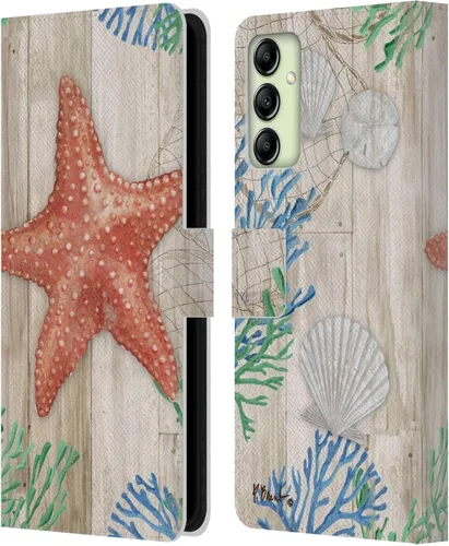 Vista 19 de Head Case Designs Officially Licensed Paul Brent Agate Mermaid Coastal Leather Wallet Case Compatible with Samsung Galaxy A14 5G