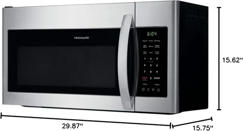 Vista 9 de FRIGIDAIRE FFMV1846VS Microondas de Acero Inoxidable de 30" Sobre la Estufa con Capacidad de 1.8 pies cúbicos, 1000 Vatios de Cocción, Bloqueo