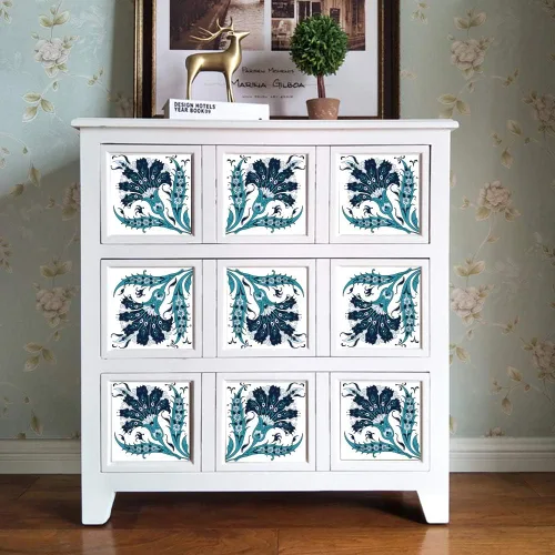 Vista 18 de AILEGOU Juego de 20 calcomanías para azulejos de despegar y pegar, vinilo impermeable, autoadhesivo, removible, para baño y cocina, 6 x 6 pulgadas