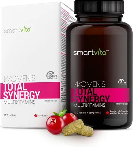 Smartvita - Multivitaminas para mujer, refuerzo energético e inmunológico, multivitaminas para mujer para el bienestar, apoyo de belleza, cabello