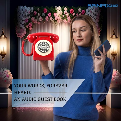 Vista 4 de Libro de visitas de audio para bodas: graba mensajes de audio personalizados con libro de visitas, una forma personal y conveniente de preservar tus