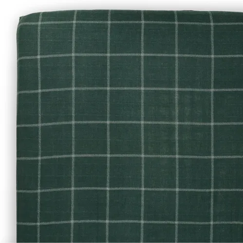 Vista 18 de Little Unicorn Sábana de cuna prémium Tela de muselina transpirable y súper suave (Adobe Checker)