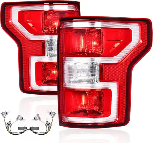 Vista 20 de PIT66 Lámparas traseras, compatibles con Ford F150 2009 2010 2011 2012 2013 2014, conjunto de lámparas de freno traseras izquierdas y derechas