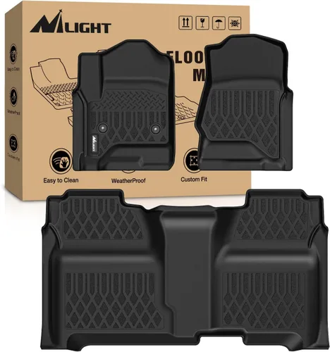 Vista 37 de Nilight Alfombrillas TPE para Chevy Silverado GMC Sierra Crew Cab 1500 2500 2500HD 3500HD 1999-2006, 2007 Silverado GMC Sierra Classic Body