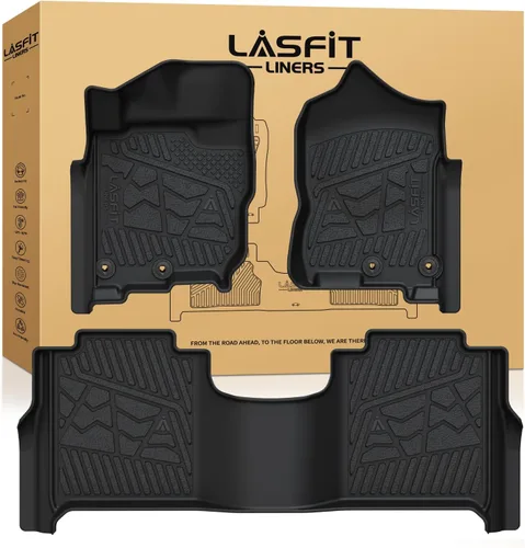 Vista 21 de LASFIT Alfombrillas de carga y respaldo de automóvil, aptas para todo tipo de clima, elastómero termoplástico de ajuste personalizado, fácil