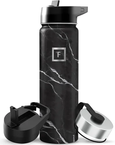 Vista 88 de IRON °FLASK Frasco de hidratación para acampar y senderismo con boquilla, botella de agua deportiva de acero inoxidable con aislamiento de boca