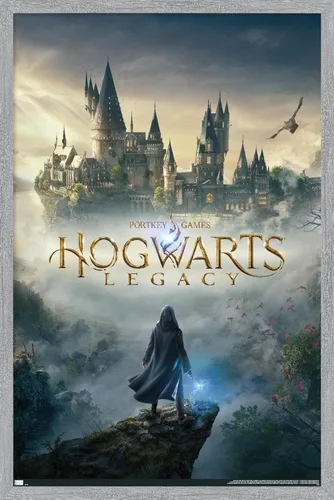Vista 17 de Trends International Harry Potter: Hogwarts Legacy - Póster de pared de arte clave, 22.4 pulgadas de largo x 14.7 pulgadas, versión enmarcada