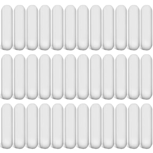 Vista 11 de Weewooday Barra agitadora magnética de PTFE, 4 piezas, acero inoxidable de color blanco, barra de placa de agitación de PTFE, barra magnética