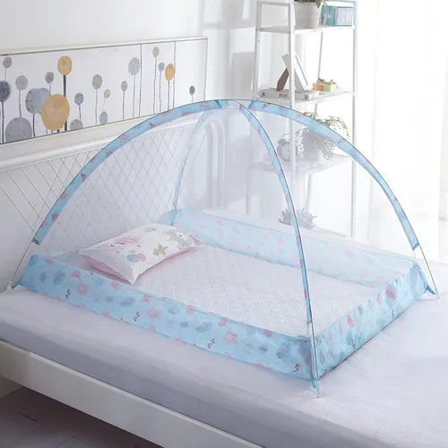 Mosquitera para cuna, toldo de red transpirable para cuna, tamaño universal, protección plegable, cubierta de red de malla arqueada para cuna,