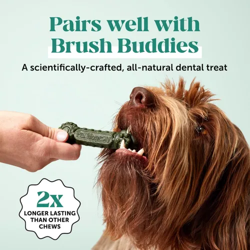 Vista 5 de Polvo dental refrescante de aliento para perros, para limpieza de dientes y eliminación de placa, cuidado dental para perros, removedor de sarro