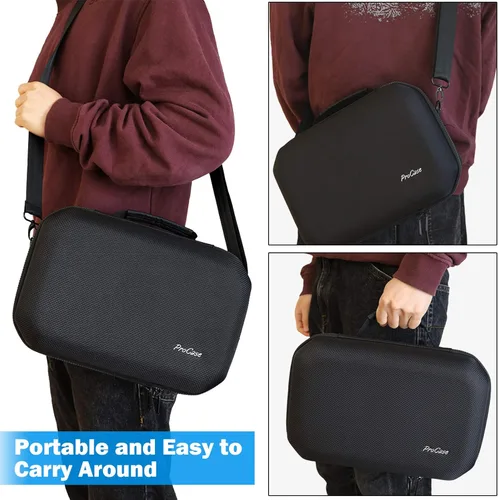 Vista 2 de ProCase Eva - Funda protectora para Oculus Quest 2, accesorios de controlador de Gamepad, bolsa de transporte dura a prueba de golpes, funda