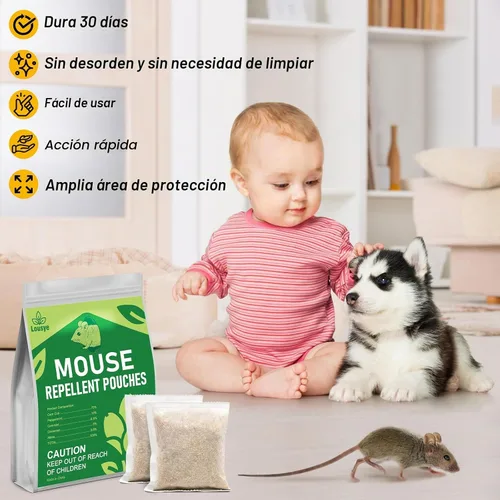 Vista 3 de Bolsas repelentes de ratones, paquete de 30 repelentes de roedores