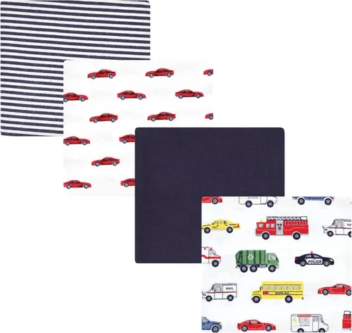 Vista 51 de Hudson Baby Unisex Baby Cotton Flannel Receiving Blankets, Christmas Scene, One Size (Pack of 2)