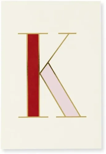 Vista 5 de Kate Spade New York Bloc de notas inicial con 100 páginas, N (amarillo)