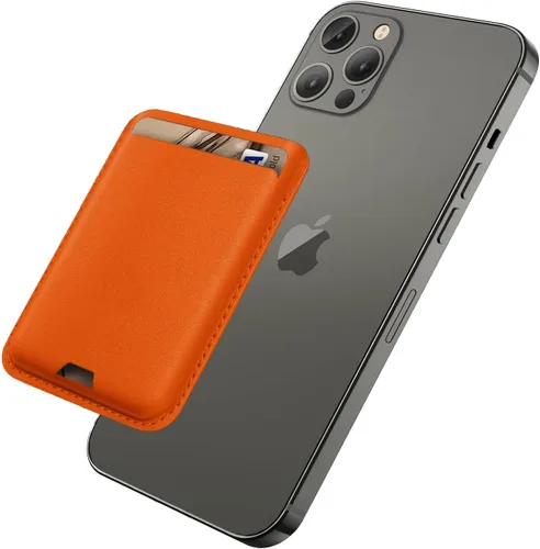 Vista 11 de Cartera magnética iLodn compatible con MagSafe para iPhone 17 16 15 14 13 12 Pro Max Air Plus, tarjetero Mag 3 Safe adhesivo para accesorios