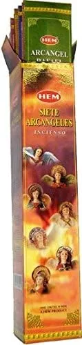 Vista 2 de Siete arcángeles (Siete Arcangels) - Caja de 1.23 oz, incienso de 7 diferencias, incienso de dobladillo importado de la India