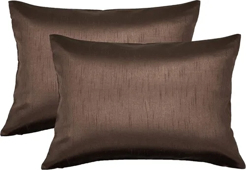 Vista 33 de Aiking Home - Funda de almohada decorativa rectangular de seda sintética de 12 x 18 pulgadas, cierre de cremallera, color aguamarina (juego de 2)