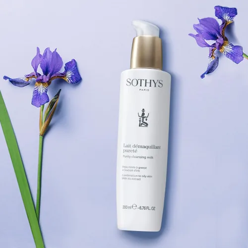 Vista 2 de SOTHYS Purity Cleansing Milk Gentle Daily Face Cleanser Makeup Remover for Combination to Oily Skin