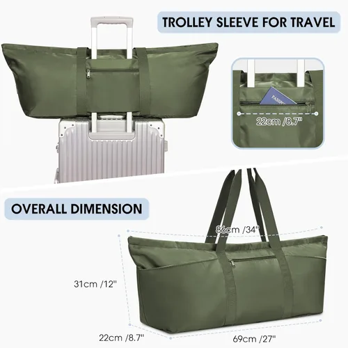 Vista 4 de Bolsa grande para esterilla de yoga con compartimento para zapatos y bolsillo impermeable, bolsa de gimnasio para pilates con soporte para esterilla