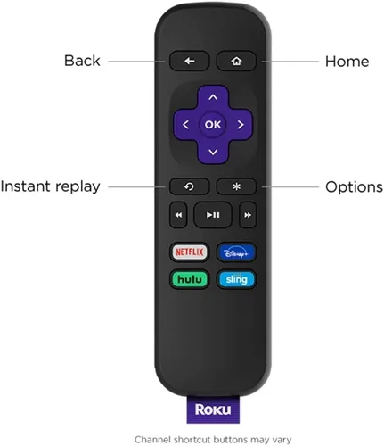 Vista 4 de Roku Premiere Streaming Media Player HD/4K/HDR Simple Remote y Premium HDMI Cable, negro y paquete Swanky Cables HDMI, 3920R